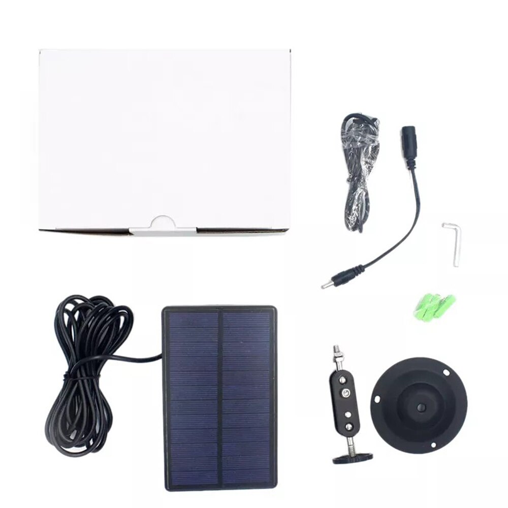 Outdoor Solar Panel Hunting Trail Camera Power Supply Charger Battery 1800mah 9V Waterproof Rechargeable Battery For All Cameras