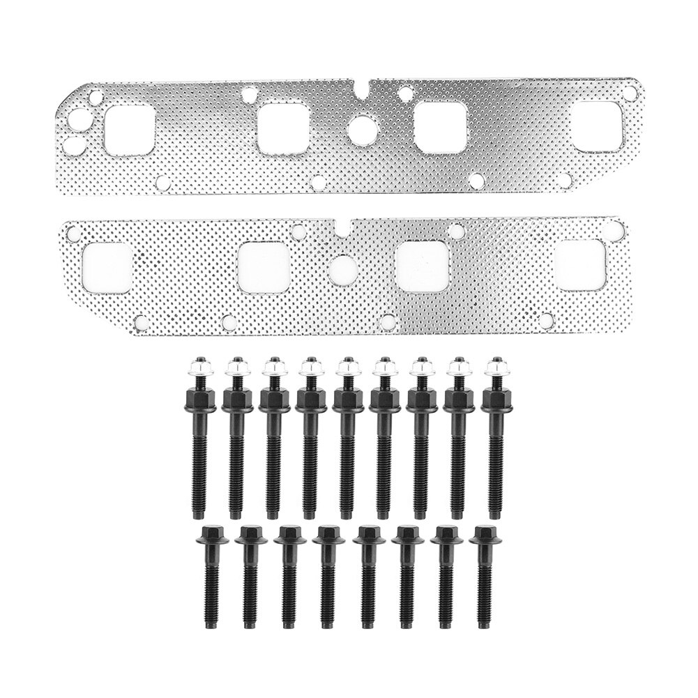 Exhaust Manifold Gasket Bolts Studs Set 6507746AA Fit for Chrysler 300/ Aspen