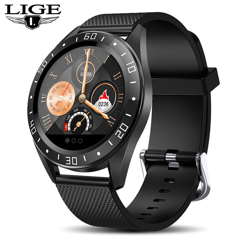 LUIK Sport Horloge Mannen Smart Horloge Vrouwen Waterdichte Fitness Tracker Hartslag Bloeddrukmeter Stappenteller smartwatch