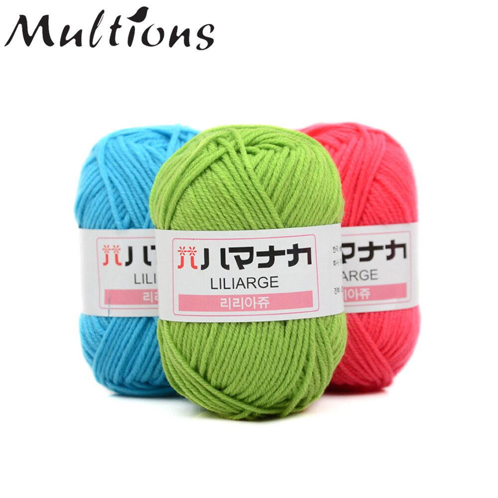 Acrylic Baby Wool Blended Yarn Apparel Sewing Yarn Hand Knitting Yarn Knit Crochet Yarn for Children DIY Knitting Supplies
