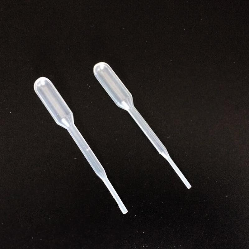 100Pcs 0.2Ml Afgestudeerd Transferpipetten Eye Dropper Set Voor School Lab Supplies
