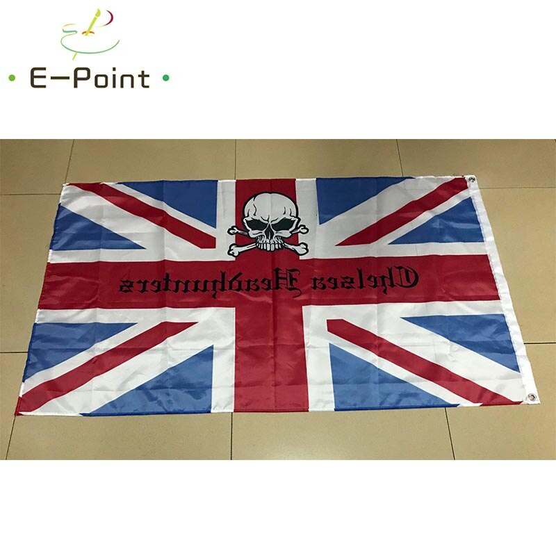 Chelsea Headhunters Flag 2ft*3ft (60*90cm) 3ft*5ft (90*150cm) Size Christmas Decorations for Home Flag Banner