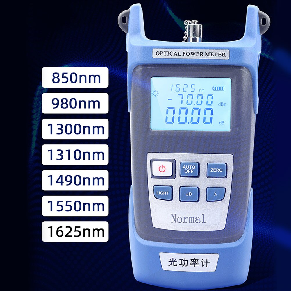 Handheld Fiber Optical Power Meter -70 to +3dBm Fault Locator SC/FC Connector Network Cable Tester Fiber Optic Tools