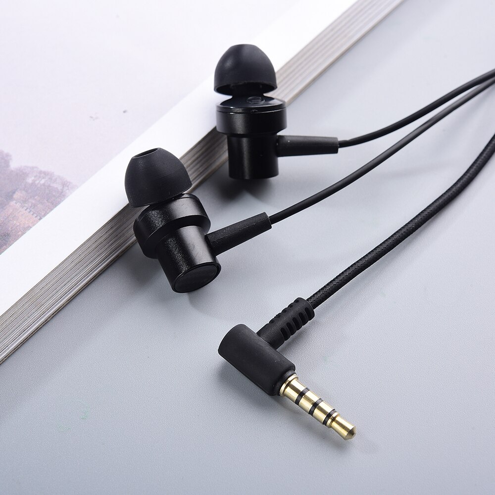 For Xiaomi M11 Bass In-Ear Earphone 3.5mm Eadphone With Mic Wire Control Dual Driver For Mi Note 10 Pro Redmi Note 7 8 9 Pro