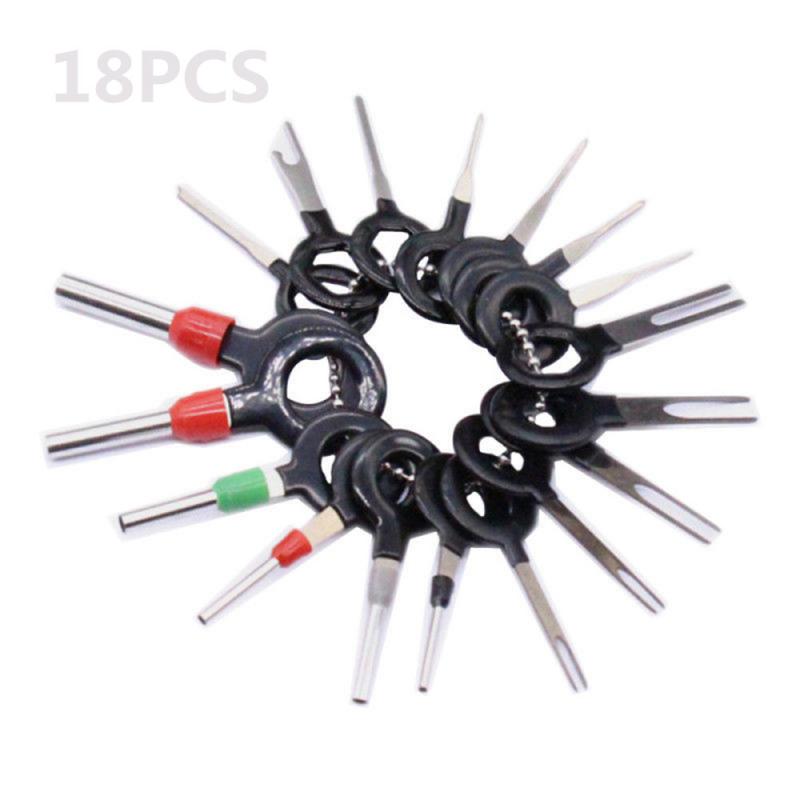 26/36/41/59pcs Car Terminal Removal Kit Wiring Crimp Connector Pin Extractor Puller Terminal Repair Tools