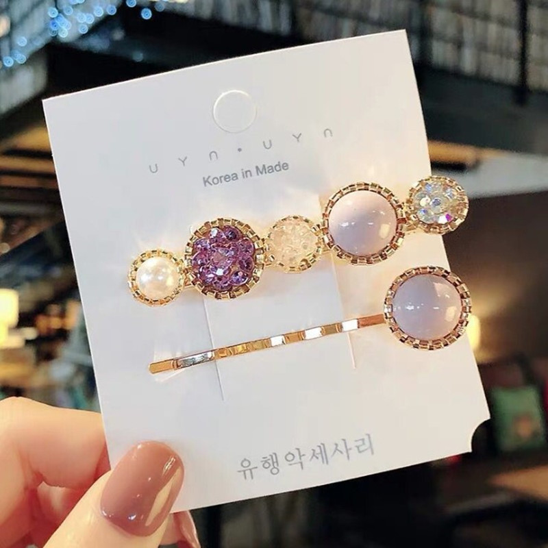 2/3/4 Pcs/Set Korea Eenvoudige Metalen Haarspelden Voor Vrouwen Hollow Star Hartvorm Haarspeldjes Goud Kleur hairgrip Haaraccessoires: NO.10