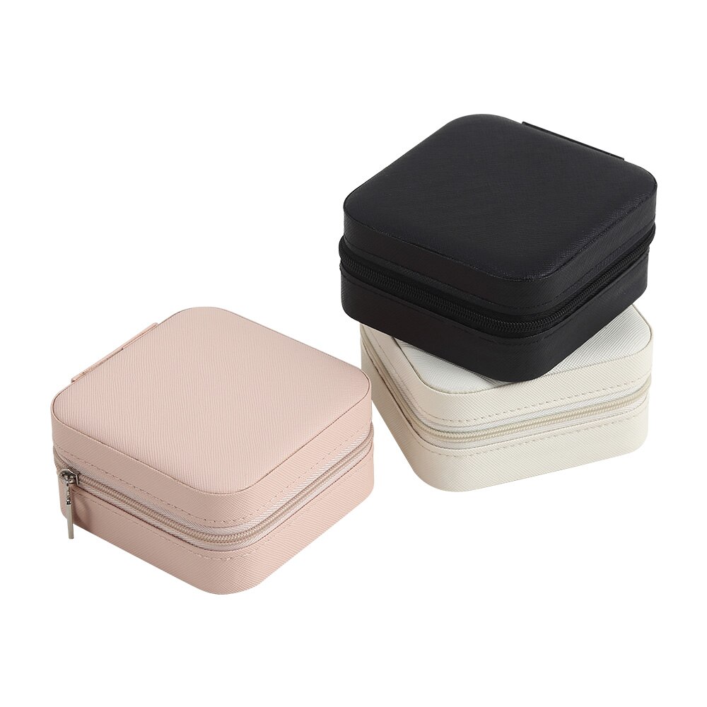Jewelry Organizer Display Travel Jewelry Case Boxes Portable Jewelry Box Leather Storage Joyeros Organizador De Joyas