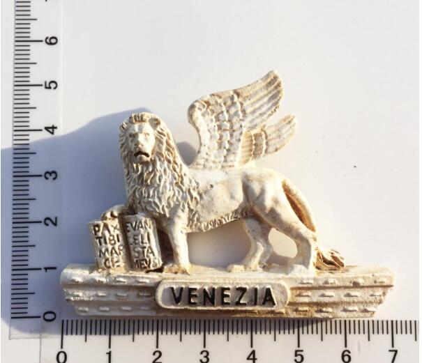 1Pcs Venice Italy Tourist Travel Souvenir 3D Resin Decorative Fridge Magnet Stickers Craft Piazza Venezia