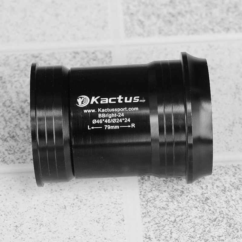 Kactus-soporte inferior de bicicleta de BBright-24, adaptador de rodamiento de cerámica para SRAM GXP Shimano, 24/22mm, cigüeñal, Pressfit, 46mm, para carretera y MTB
