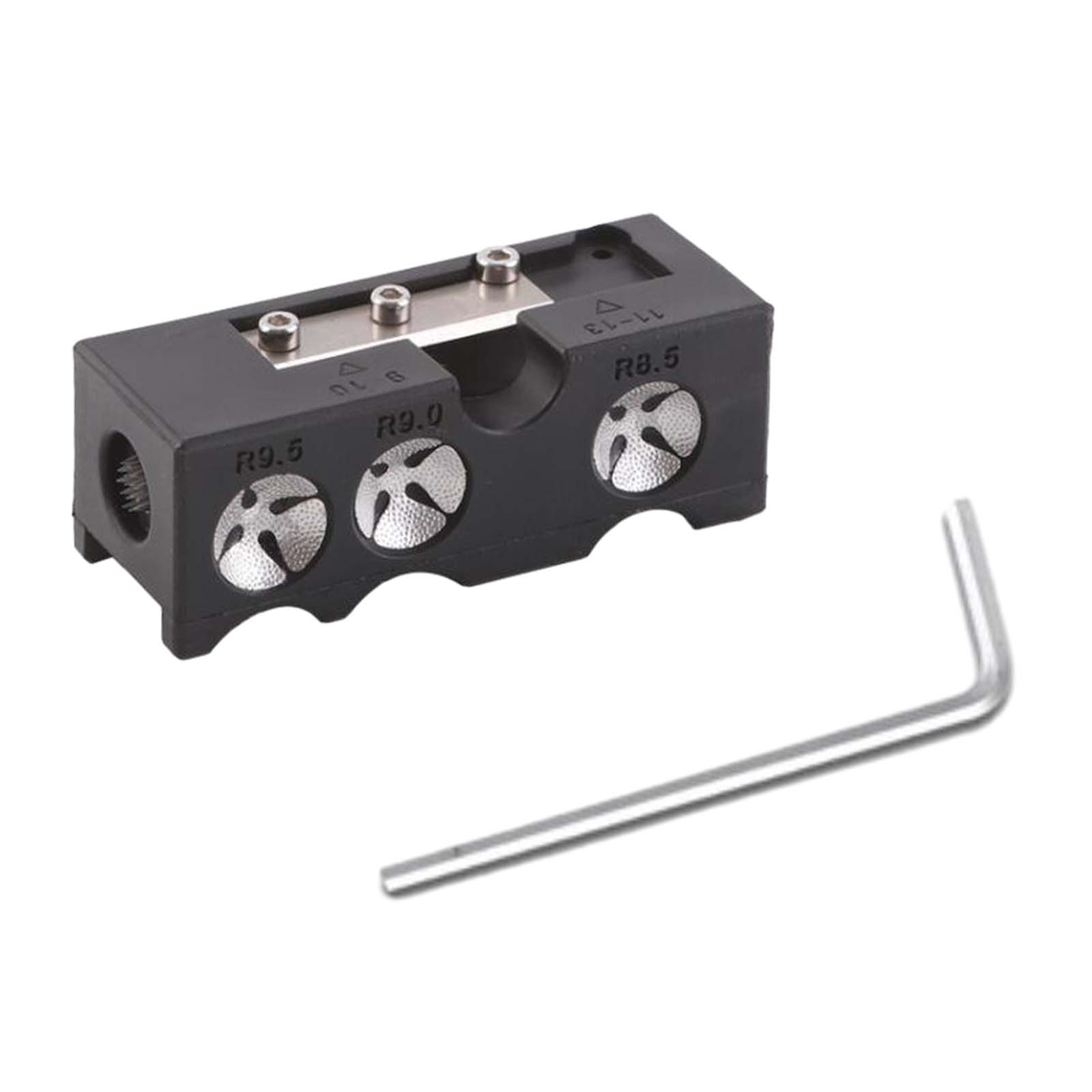 Pool Cue Tip Repair Tool Pool Cue Shaper Billiards Accessories: Red