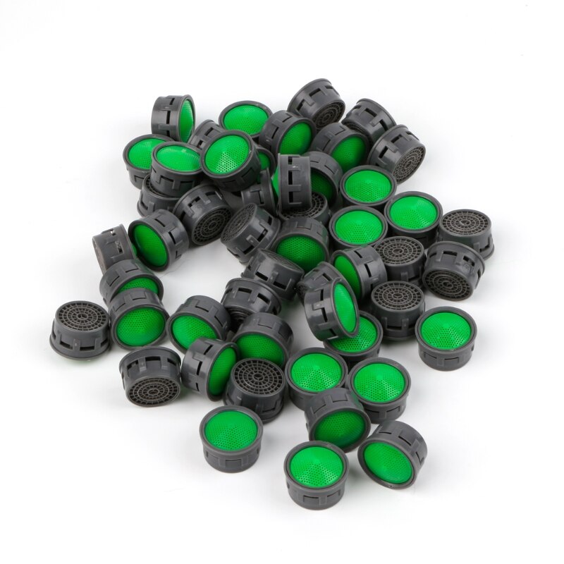Aireador de ahorro de agua para grifo de baño, 50 unidades, Red de Caño para evitar salpicaduras, l29k