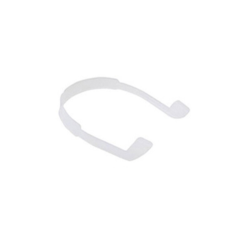 Zilead Siliconen Brillen Strap Kinderen Bril Veiligheid Band Retainer Zonnebril Band Cord Holder Sportbrillen Touw: Transparent White