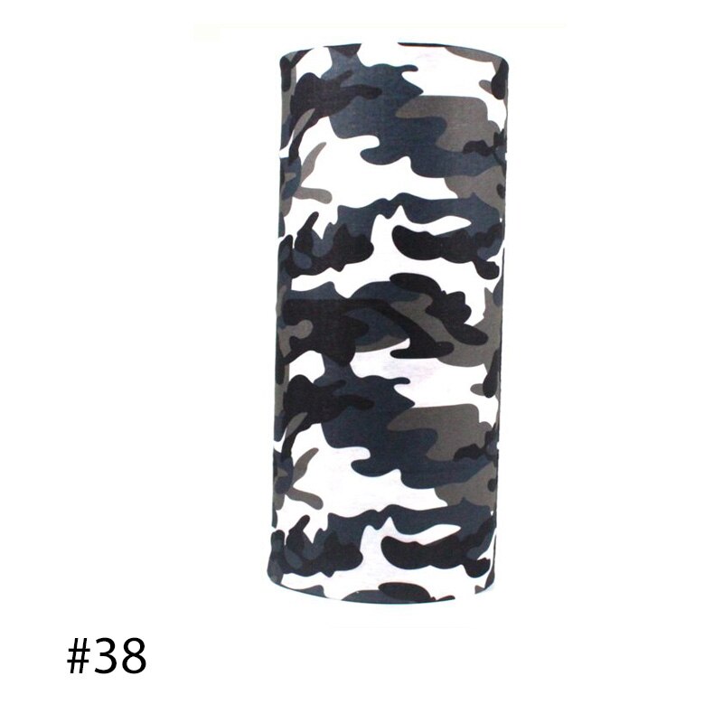 1pcs Outdoor Camouflage bandana face mask Breathable Elastic Scarf Cover Neck for Cycling Hiking Fishing Women/Men/Boys/Girls: NO. 38