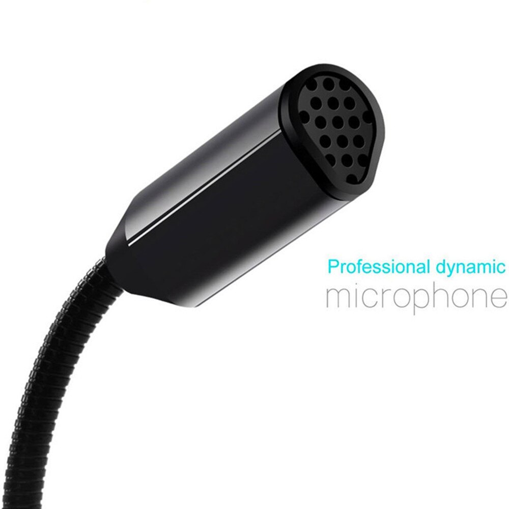 micro d'ordinateur portable USB réglable Mini Studio Microphone de parole support micro avec support pour ordinateur de bureau de
