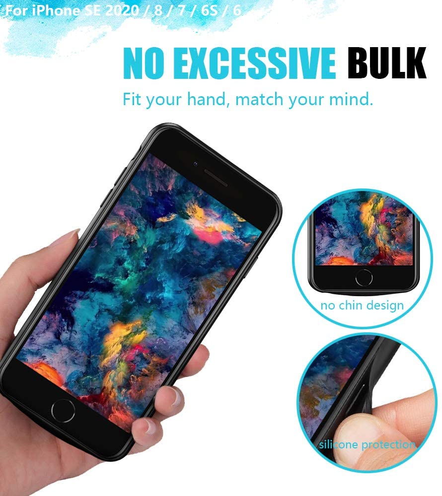 Neng 5500 mah rood voor iphone 6 6s 7 8 se)  batterij zachte utp-oplader case draagbare verpakking 8000 mah voor iphone 6 7 8 plus