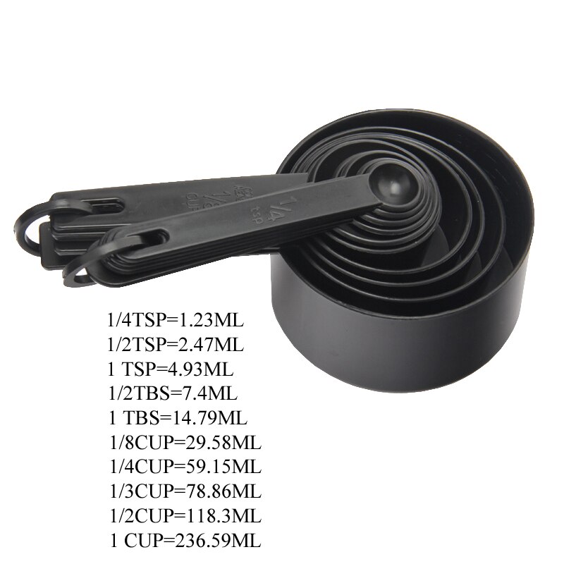 10pcs/set Measuring Cups And Measuring Spoon Scoop Food Grade Measuring Scoops Scale Kitchen Gadgets Baking Accessories