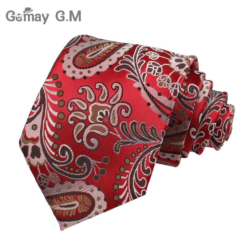 Casual Floral Ties Jacquard Classic Necktie For Men Suits Mens Business Neck Tie Cravats 8cm Width Groom Neckties