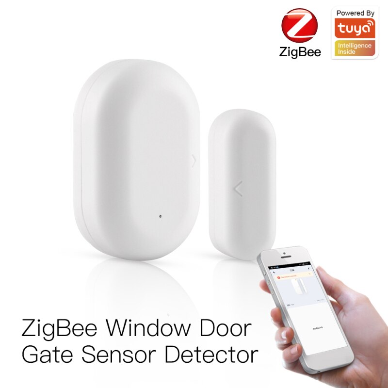 Tuya Smart ZigBee Door Window Contact Sensor Smart Home Wireless Door Detectors Open/Close APP Remote Alarm