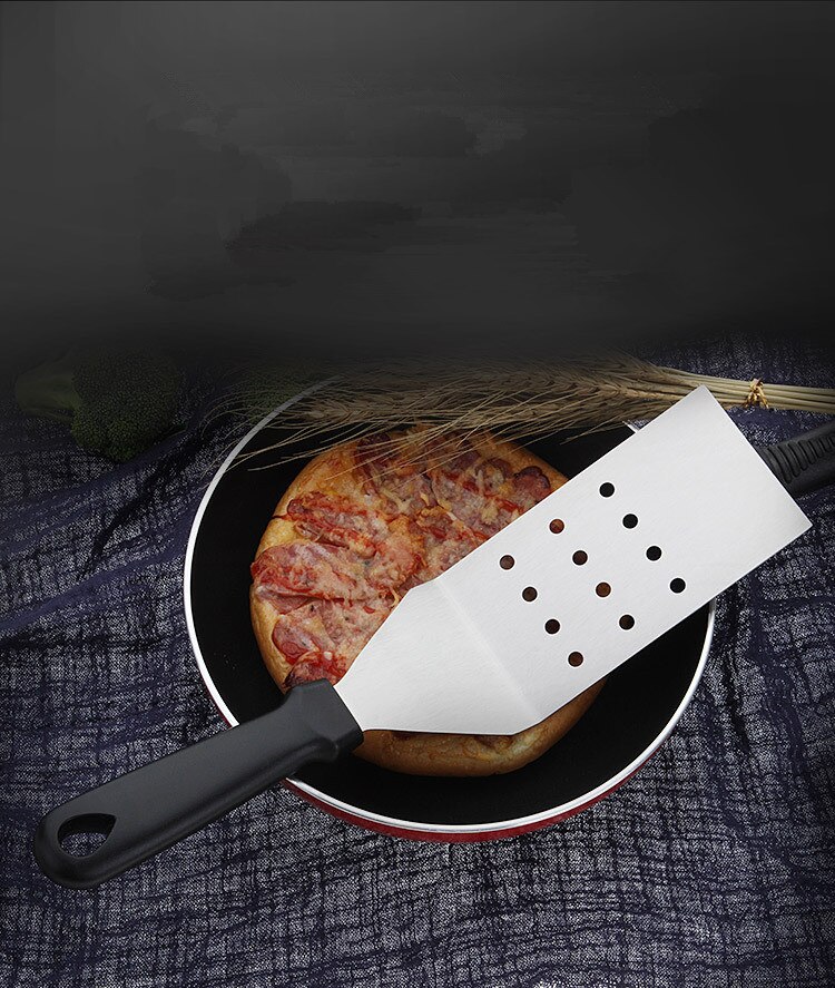 1 st Rvs Gebakken Schop Spatel Steak Pizza Grijpen Cutters Spade Gebak Cook Tool Cake Server Keukengerei KX 275