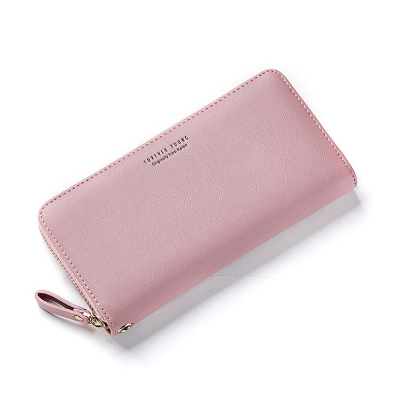 Wome pochette portefeuille grande capacité portefeuilles femme longue sac à main dame sacs à main téléphone poche porte-carte Carteras bracelet