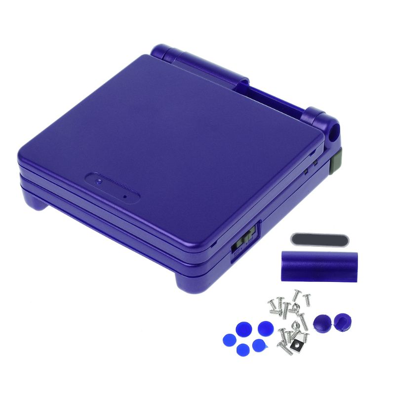 For Nintendo GBA SP For Gameboy Housing Case Cover Replacement Full Shell For Advance SP: Blue