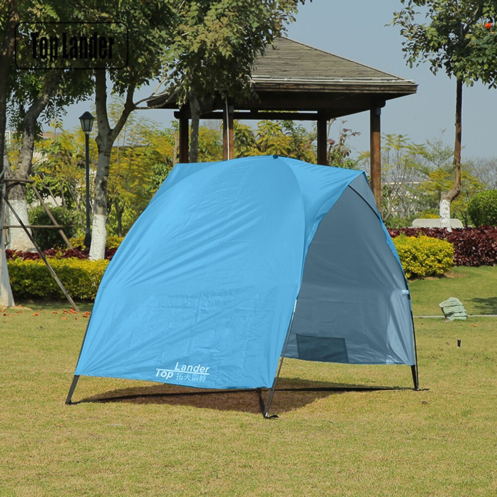 Tenda portatile da esterno protezione UV Summer Beach Camping pieghevole baldacchino tenda aperta 2 persone campeggio escursionismo riparo solare