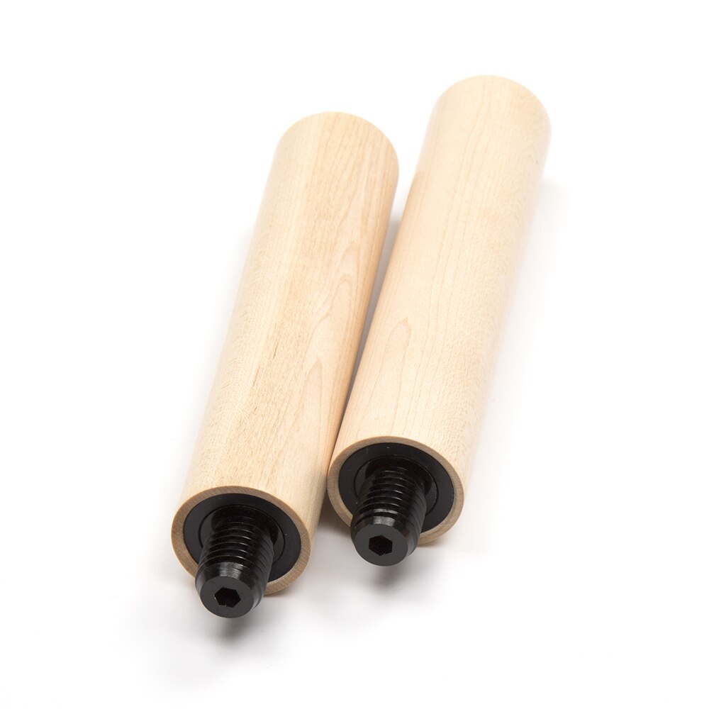 Ahorn pool cue forlængelse med kofanger 15.5cm længde til raseri /hvordan /rovdyr cues sejhed billard tilbehør kina