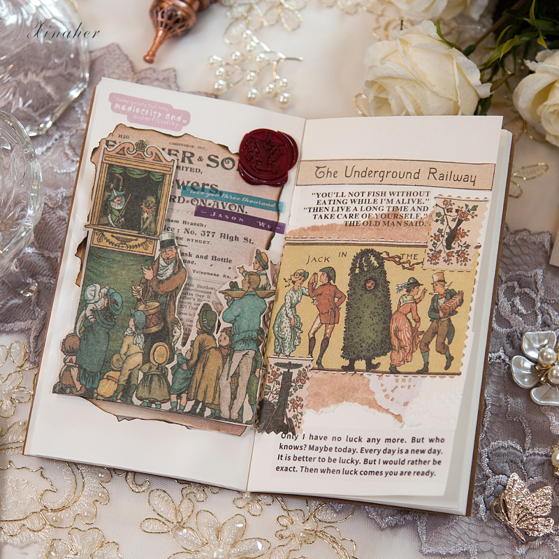 30 pçs do vintage medieval padrão material papel lixo jornal planejador scrapbooking vintage decorativo diy artesanato papel de fundo