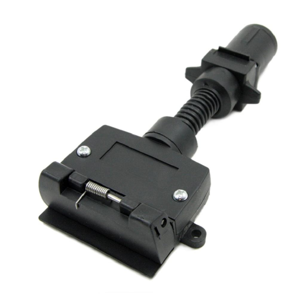 7Stift Stecker Adapter Runde Weibliche zu Flache Weibliche Anhänger Wohnwagen Stiefel Stecker