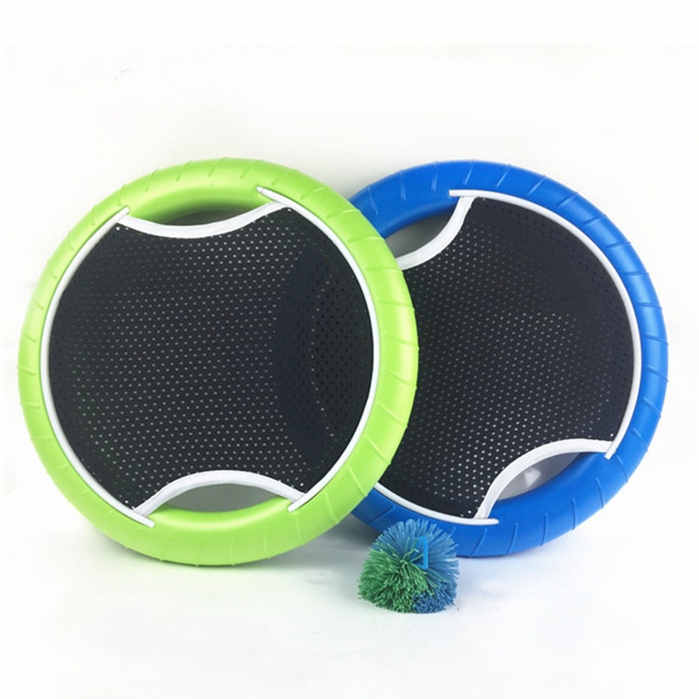 Slap ball håndtrampolin super disc flyvende disk hoppe spil med gummibånd hoppebold