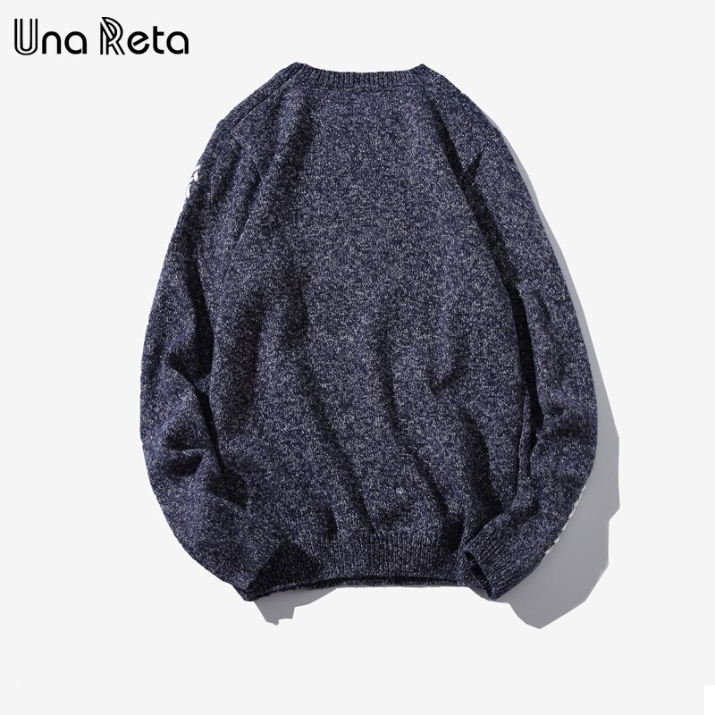 Una reta herrtröja höst vinter handträning casual pullover herrtröja pull homme plus size tröja herr