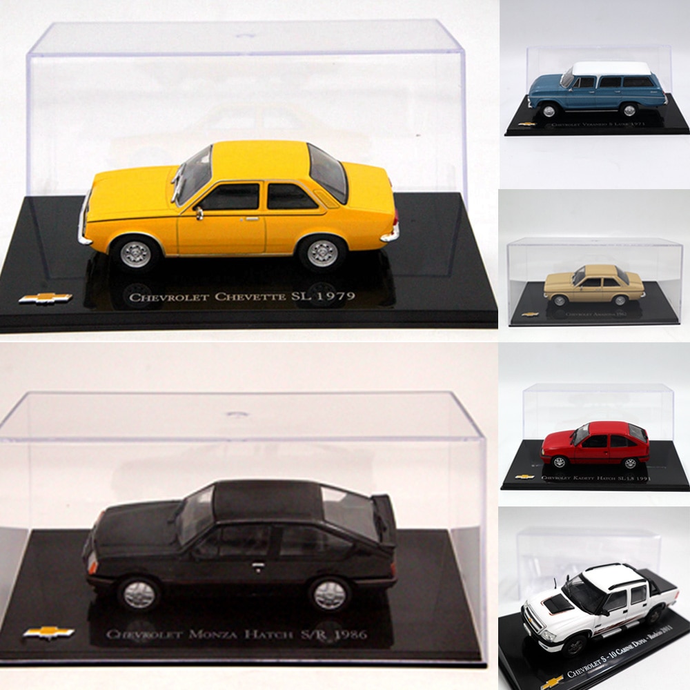 IXO 1:43 Diversi Anni e Stili Chevrolet Chevette Monza/Amazona/Kadett Hatch/opala/Vectra/Celta/Giocattoli Modellini Auto Modelli