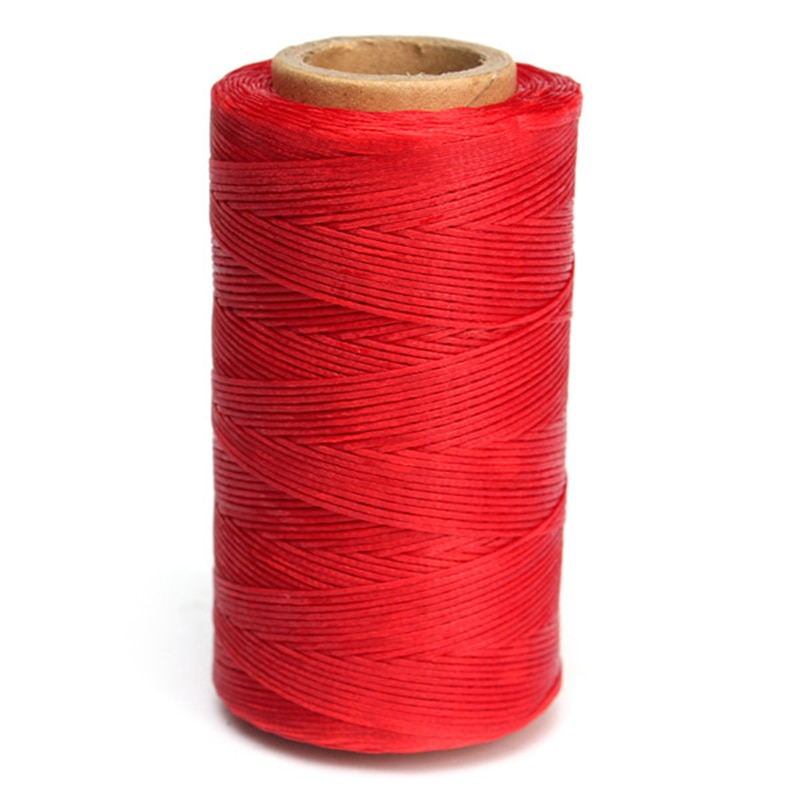 Cable de hilo encerado de cuero 150D, duradero, de , 240 metros, 1mm, para herramienta artesanal DIY, hilo de costura a mano
