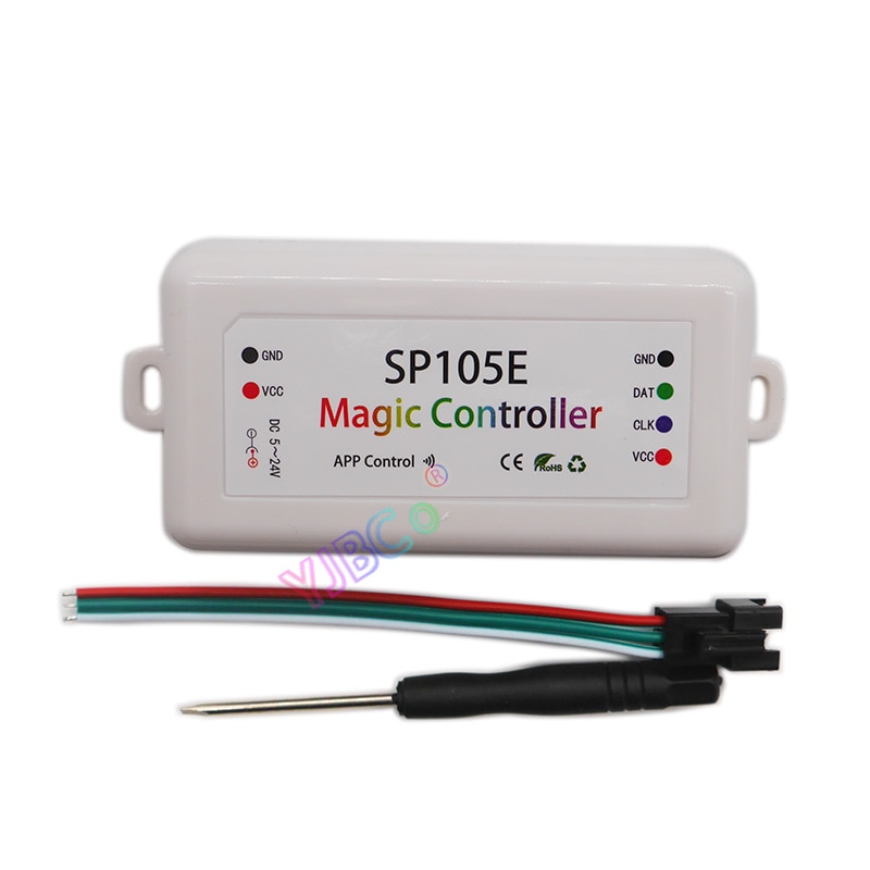SP105E Bluetooth Spi Led Controller, voor Vele Soorten Ic Pixels Lichten (WS2801 WS2811 LDP6803 SK6812 WS2812B Pixel Strip Licht
