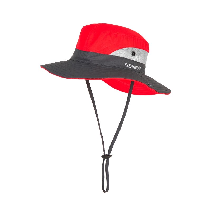 Kids Meisjes Paardenstaart Zomer Zonnehoed Brede Rand Uv-bescherming Emmer Cap Vrouwen Outdoor Brede Rand Opvouwbare Safari Vissen Cap: Rood