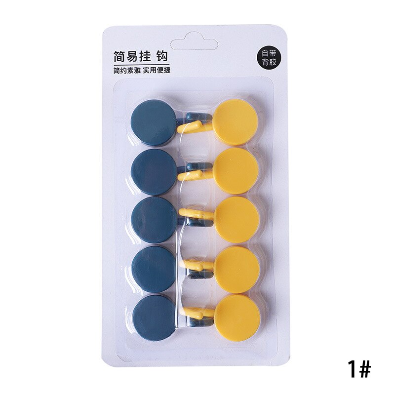 10 kpl vapaasti lävistettävä ovi ilman jälkinaulaa pieni koukku vaatekoukku seinäkoukku seinäkoukut koristeellinen avaimenperä seinälle: A