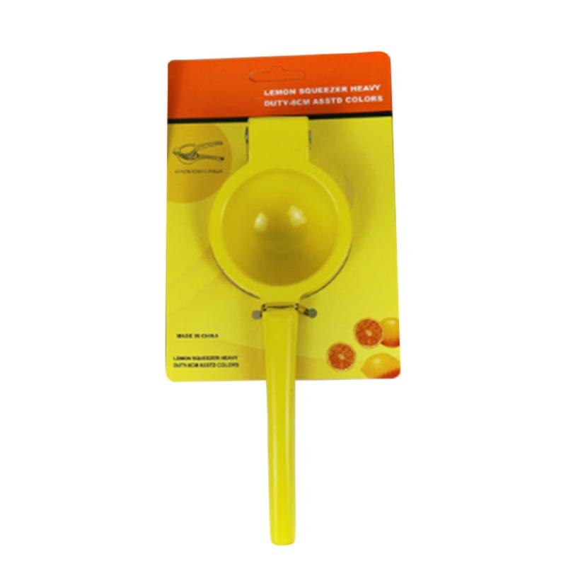 Presse-agrumes Orange citron main manuel presse-agrumes outils de cuisine accessoires Queezer jus Fruits pressage Portable: S / yellow