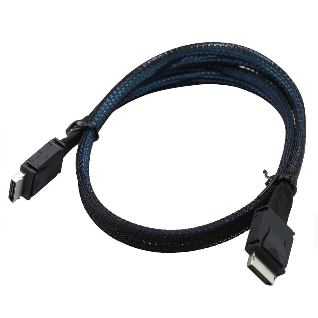 PCIE Oculink SFF 8611 4I Naar MINI SAS SFF-8611 4I Server Super Speed Kabel Data Verlengkabel Man-Man Data Transfer lijn