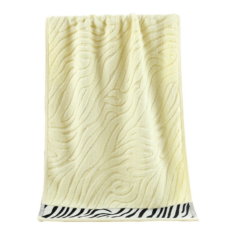 Urijk 1pc Embroidery Lavender Towel High Absorbent Towels Cotton Face Towels Bath Towel For Adults Washcloths: white 75x34cm