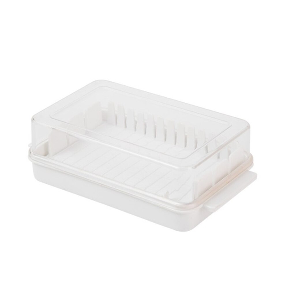 Beurrier en plastique avec couvercle, garde-beurre, récipient de stockage, coupe-tranche, idéal pour le rangement de la cuisine