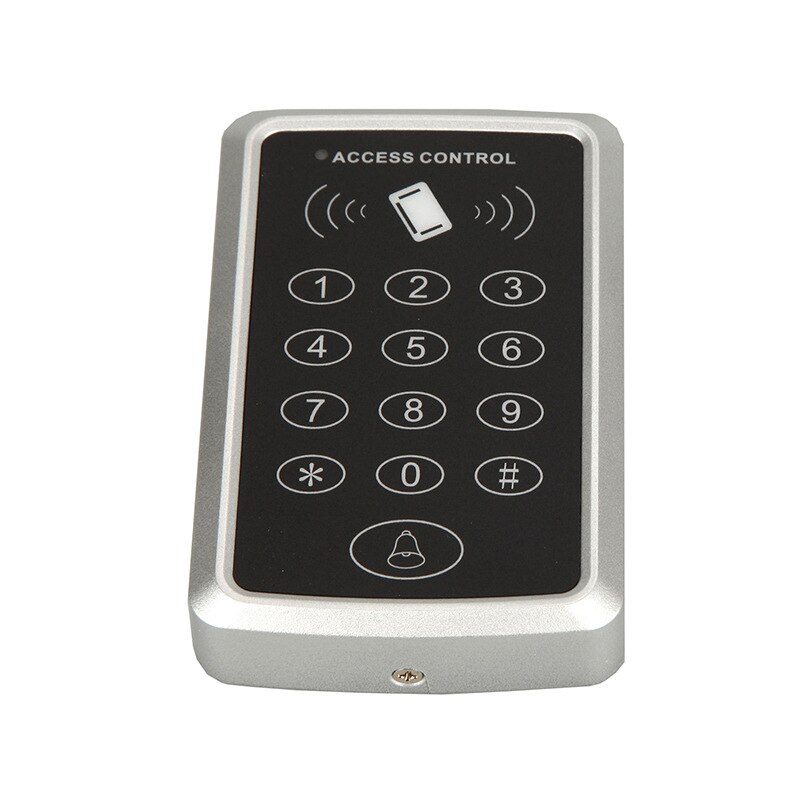 Access Control Card Swipe Password Access Control System Set Single Double Doors Glass Door Intelligent Access Control Machine