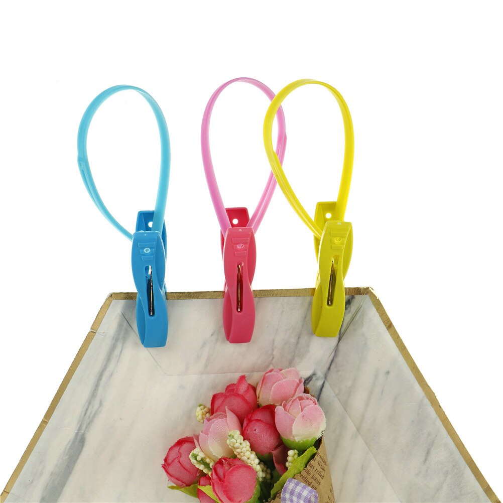 12pcs/lot Kitchen Tools Close Clip Sealer Clamp Food Bag Clips Household Food Storage Sealing Bag Clips Random