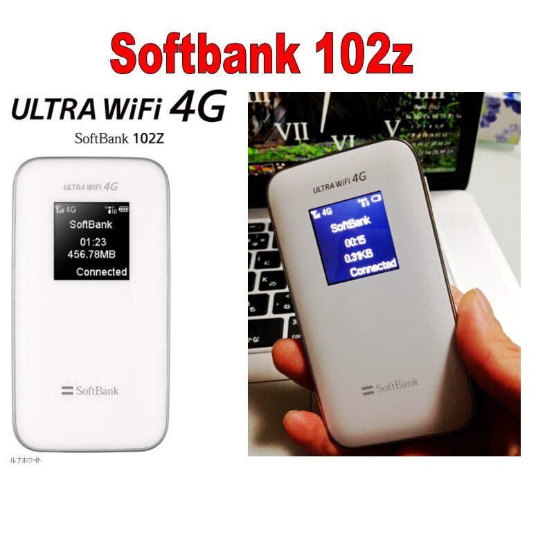 Unlocked ZTE WiFi 4G Router SoftBank 102z LTE Mobile WiFi Hotspot 3G WCDMA