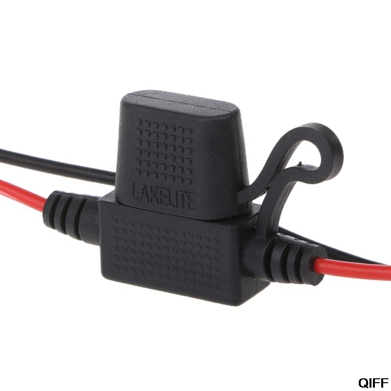 12V Motorcycle Battery Charger Terminal Ring Connector Cable Output Connecting May06