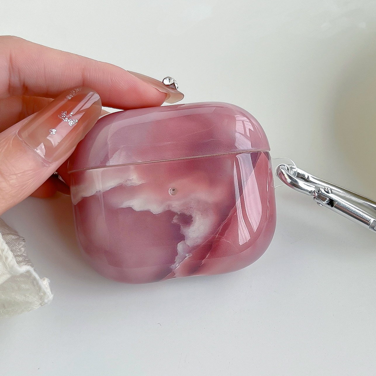 Draadloze Bluetooth-hoes voor AirPods1/2 AirPods3 AirPods pro en pro2 TPU-marmerkorrel oortelefoonhoes