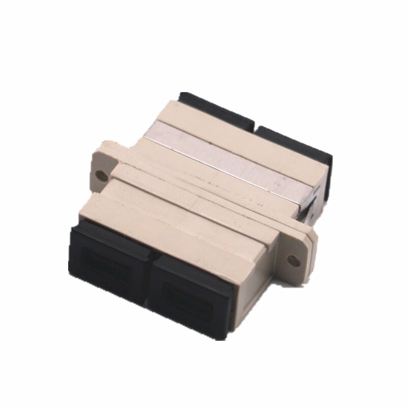 10pcs FTTH Optical Fiber Adapter SC/UPC Multimode Duplex Fiber flange SC-SC UPC Fiber Optic Adapter Connector