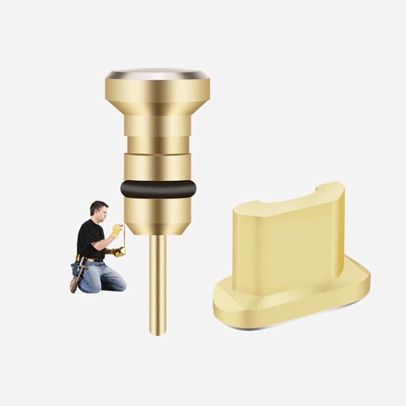 Mikro usb stik + øretelefon stik telefon tilbehør stik 3.5 android mobiltelefon tilbehør støv metal stik sim nål