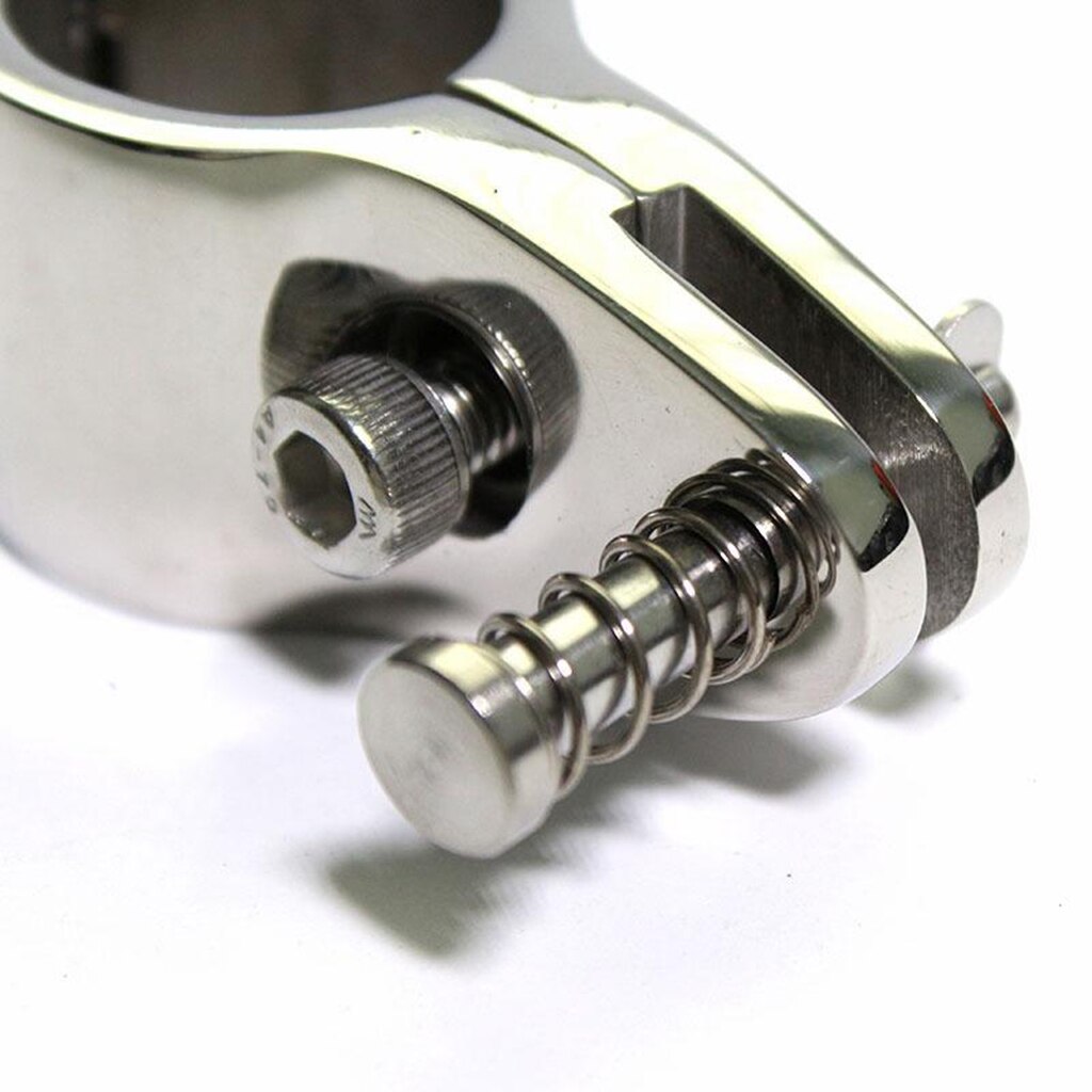 Stainless Steel Marine Hardware, Fits 25mm Round Tube Base, Boat Parts Accessories