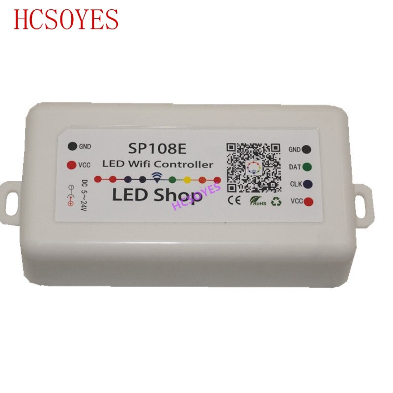 SP110E SP105E SP108E SP106E SP107E 14key 3pin HC008 Music Controller WS2812B Bluetooth SK6812 RGB/RGBW APA102 WS2811 led strip
