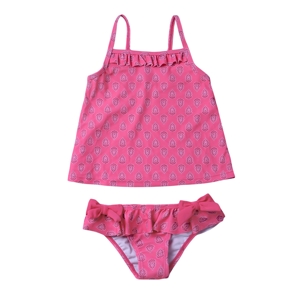 Children's Tankini Swimsuit Girls Two Piece Swimsuit Girl Bikini Kids Swimwear Children Two Piece Girl Swimming Suit